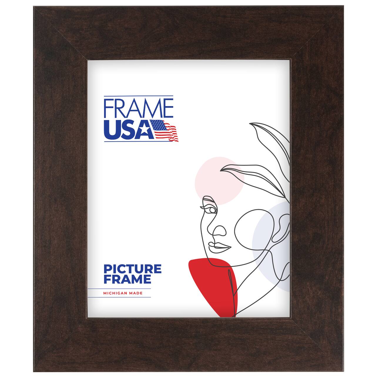 Frame USA Corporate Wide Brazilian Walnut Single Image Picture Frame